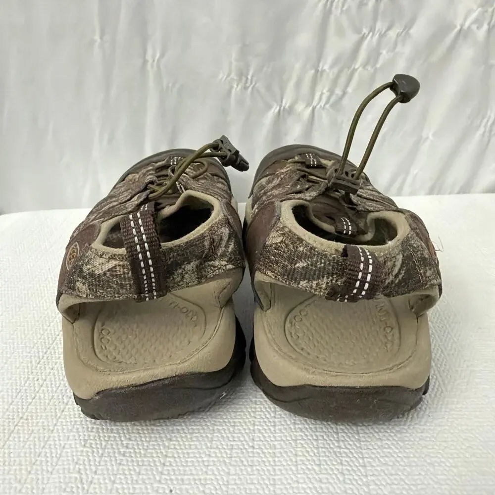 Keen Newport H2 Sport Sandals Men's Size 8.5 Brown Camouflage